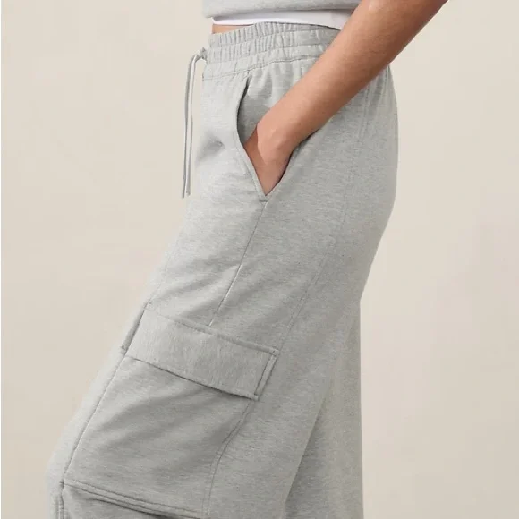 Athleta Light Gray Women's Joggers - Picture 3 of 7